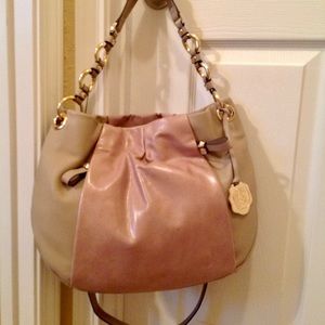 VINCE CAMUTO Leather Hobo Handbag